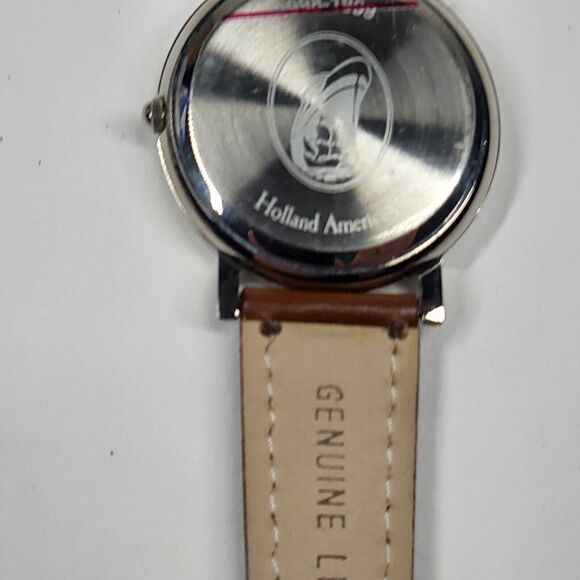 Explorer Cruises Holland America Line 1998-1999 Watch Leather Band Wristwatch - Picture 13 of 13